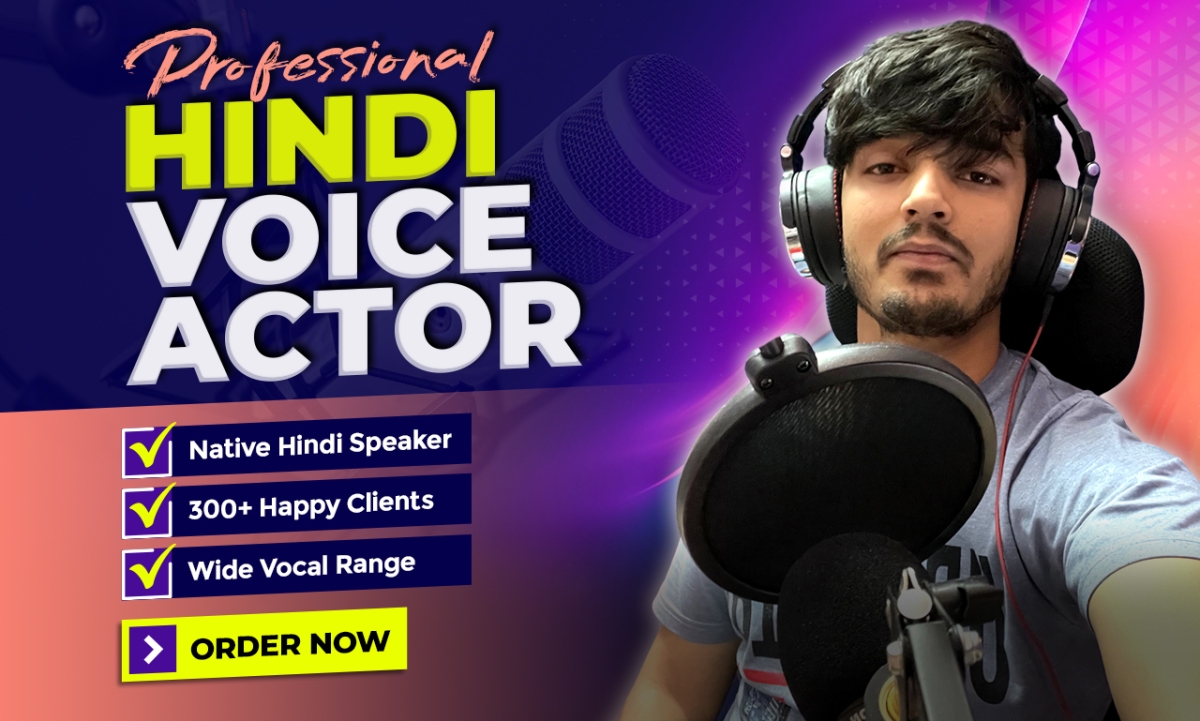 do the professional hindi male movie dubbing and voiceover