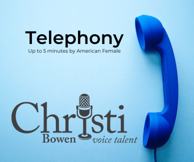 Deliver up to 5 minutes of Telephone Recordings in English
