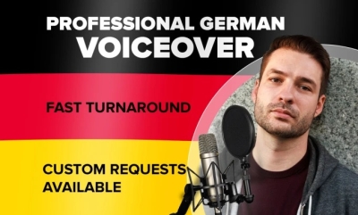 record a professional german voice over