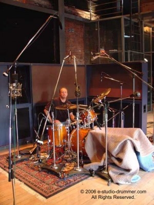 Great drum performances with all Class A mics & preamps, great kit, pro recording studio